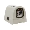 Closed cat litter box Curver 198849, technopolymer, cream, removable lid, 385×510×395 mm