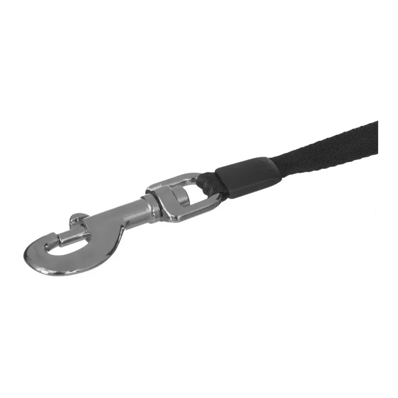 Retractable dog lead Flexi New Classic 5 m, black nylon tape, for large breeds up to 50 kg