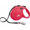 Retractable dog leash Flexi New Classic 8 m, tape lead, black, suitable for large breeds up to 50 kg