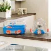 Cage FERPLAST Combi 2 for Hamster, Blue Transparent, W795×D295×H263 mm, Technopolymer