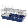 Cage FERPLAST Rabbit 120 Blue — metal and plastic rabbit cage 1180×585×495 mm, for rabbits 5–9.9 kg