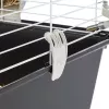 Cage FERPLAST Casita 80 for guinea pigs 780×480×500 mm, metal and plastic, grey/black-white