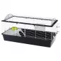 Cage FERPLAST Casita 120 for Rabbits and Guinea Pigs, Metal/Plastic, 1190×580×600 mm, White/Taupe