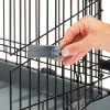 Hard pet carrier FERPLAST Superior 770×510×550 mm — metal/plastic cage for small dogs 5–9.9 kg, black