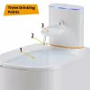 Pet fountain FERPLAST ASTRA 3L with motion sensor — 3 L technopolymer, battery/DC powered, 3-stage filtration