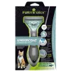 FURminator cat brush FUR151296 — small size for long-haired small-breed cats, black, 200 g