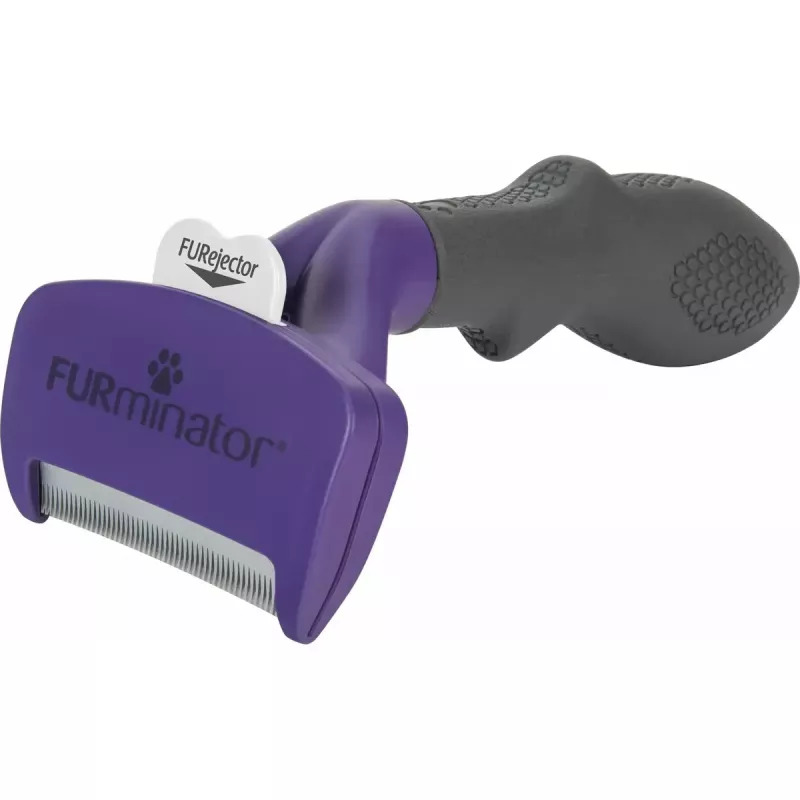 DeShedding tool for short-haired cats FURminator M/L with ergonomic handle and stainless steel edge, 270 g