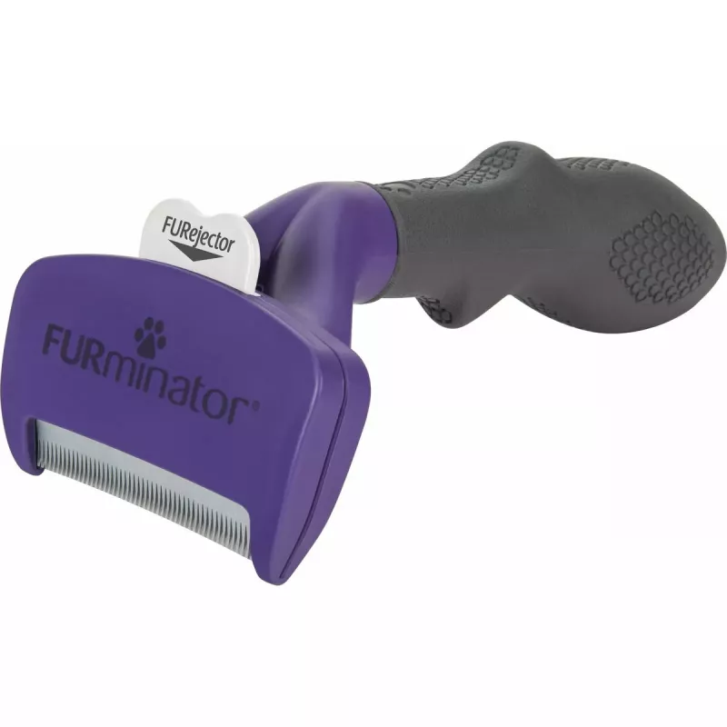 DeShedding tool for short-haired cats FURminator M/L with ergonomic handle and stainless steel edge, 270 g