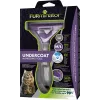 Deshedder brush FURminator FUR151357 for long-haired cats (Ragdoll), black, 270 g