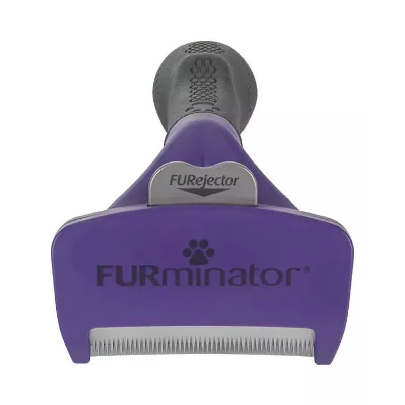 Deshedder brush FURminator FUR151357 for long-haired cats (Ragdoll), black, 270 g