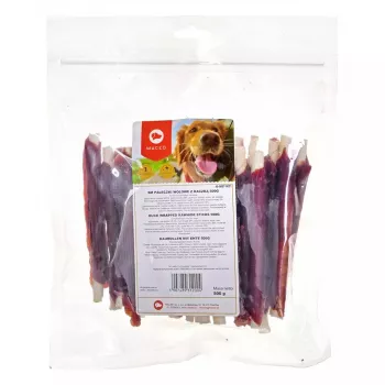 Dog treat MACED Duck Skewer 500 g — duck-flavored chewable training snack, protein 46%, fat 1.5%