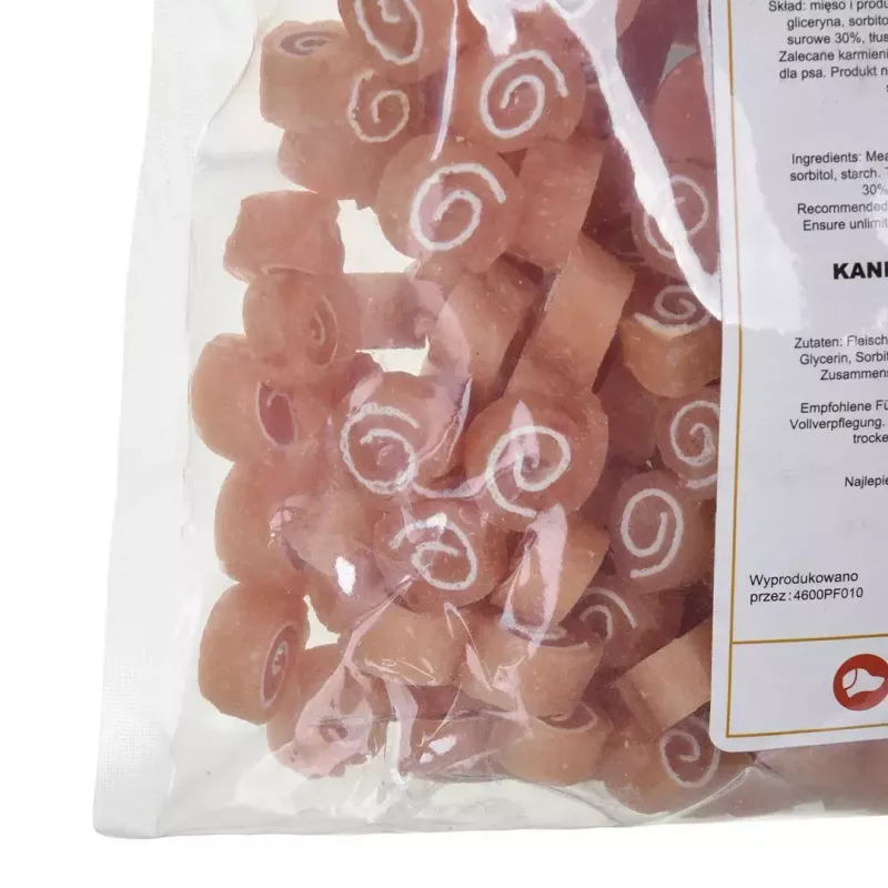 Soft dog treats MACED Sushi with rabbit and fish 500 g — functional training snacks, protein 30%, fat 2%, moisture 23%