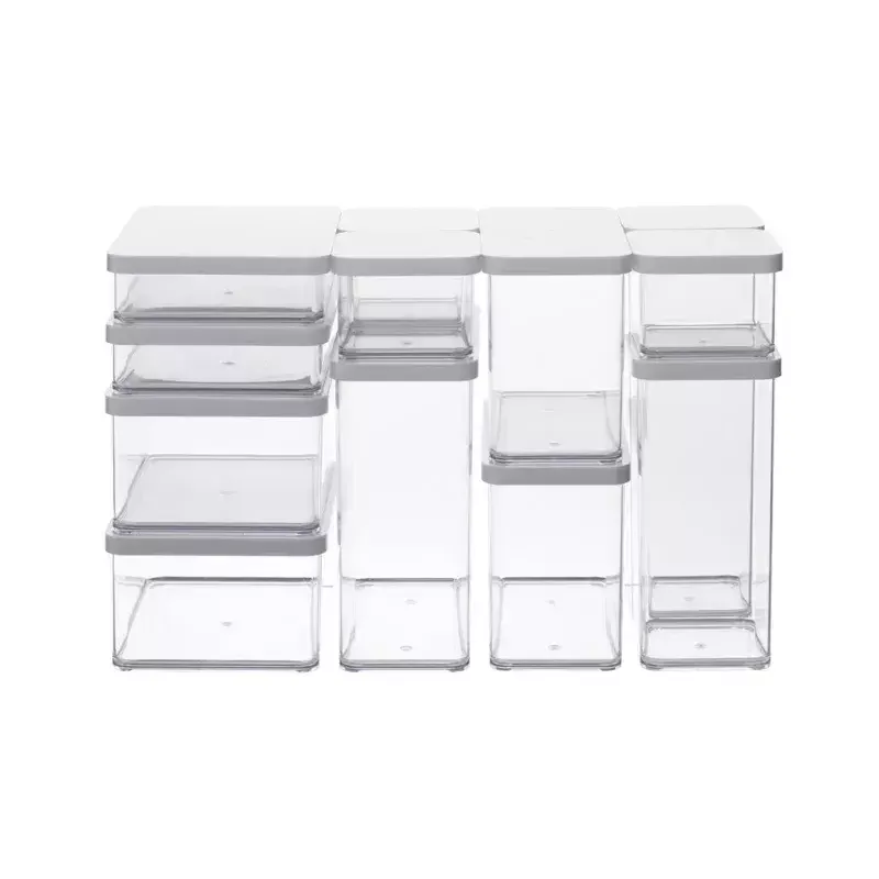 Feed container rotho Dispenser Loft 11610 rectangular 2.25 L, technopolymer, white, 200×150×96 mm
