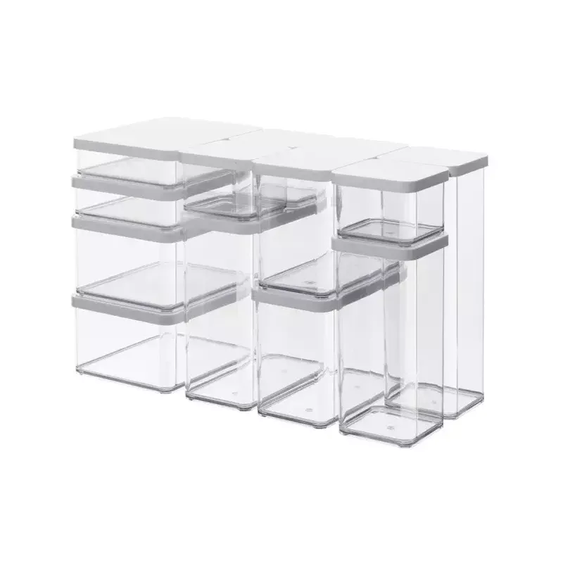 Feed container rotho Dispenser Loft 11610 rectangular 2.25 L, technopolymer, white, 200×150×96 mm