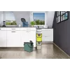 Waste container rotho Albula rectangular plastic 6 L, recycled plastic, dark green, hanger hole