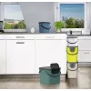 Waste container Rotho Albula rectangular 40 L, technopolymer, cappuccino, 400×358×340 mm, hanger hole