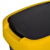 Three-compartment waste sorter rotho Twist 3 × 25 L (technopolymer, black, 252×333×476 mm)