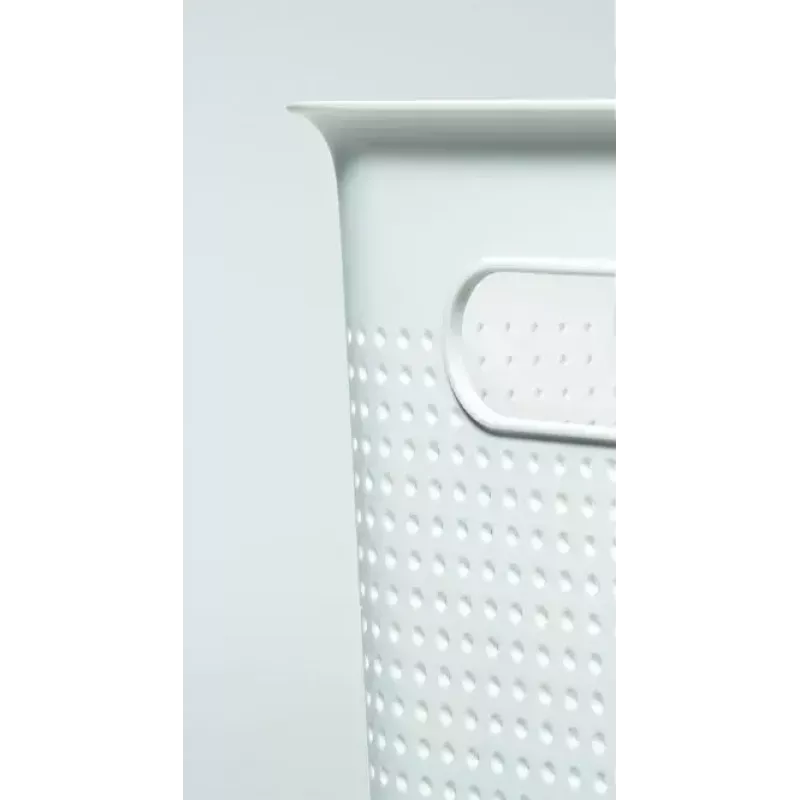 Rotho Brisen Laundry Basket, 50 L, Cappuccino