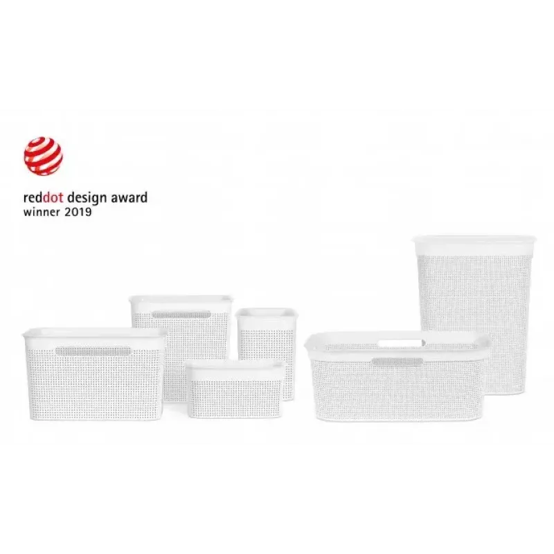 Rotho Brisen Laundry Basket, 50 L, Cappuccino
