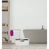 Rotho Brisen Laundry Basket, 50 L, Cappuccino