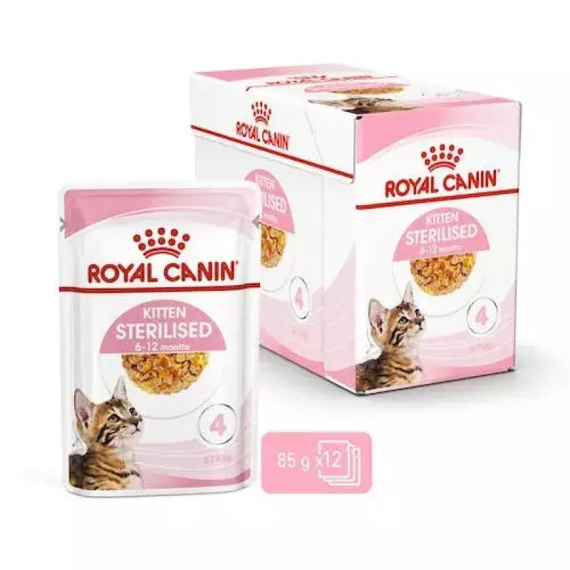 Wet cat food Royal Canin Feline Health Nutrition Sterilized Chicken 12 x 85 g (Adult, 1–1.9 kg)