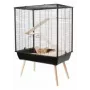 Cage ZOLUX Neo Cozy Large Rodents H80 black — metal/plastic cage for rats and mice, H 80 cm, W 78 cm, D 48 cm