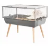 Rodent cage ZOLUX Neo Nigha H36 with 2 levels, plastic base, 780×480×360 mm, grey