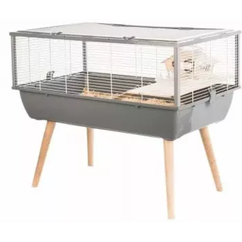 Rodent cage ZOLUX Neo Nigha H36 with 2 levels, plastic base, 780×480×360 mm, grey