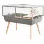 Rodent cage ZOLUX Neo Nigha H36 with 2 levels, plastic base, 780×480×360 mm, grey