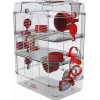 Rodent cage ZOLUX Rody3 Trio — small animal habitat, metal/plastic, 410×270×530 mm, 3 kg, includes wheel
