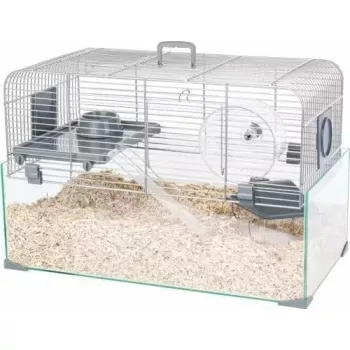 Cage ZOLUX Panas Colour 50 Grey — small rodent habitat, compact 50×29×35 cm