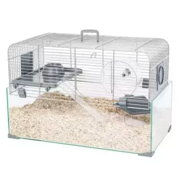 Cage ZOLUX Panas Colour 50 Grey — small rodent habitat, compact 50×29×35 cm