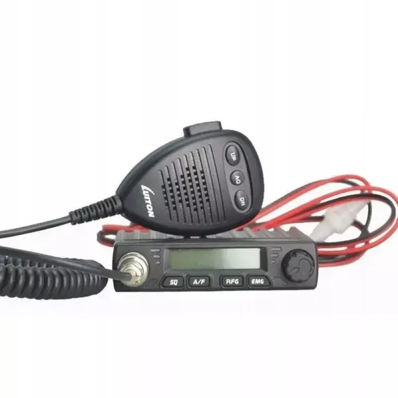 Car CB radio Luiton LT-198, 40 AM/FM channels, 4 W, 12–24 V, black, cigarette lighter plug