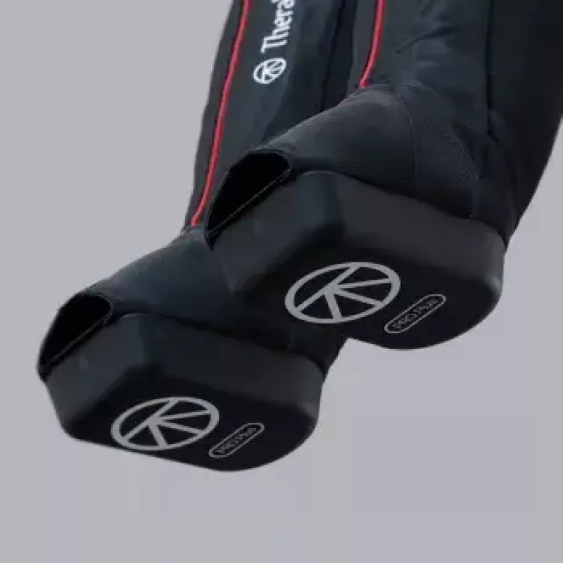 Compression boots Therabody Recovery Air Jetboots Pro Plus — Full-length, Regular, pneumatic 20–100 mmHg, vibration, LCD, rechargeable