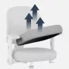 Swivel chair mark adler Junior 5.0 — ergonomic mesh back, foam seat, adjustable height 42–54 cm, grey