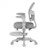 Swivel chair mark adler Junior 5.0 — ergonomic mesh back, foam seat, adjustable height 42–54 cm, grey
