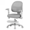 Swivel chair mark adler Junior 5.0 — ergonomic mesh back, foam seat, adjustable height 42–54 cm, grey