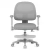 Swivel chair mark adler Junior 5.0 — ergonomic mesh back, foam seat, adjustable height 42–54 cm, grey