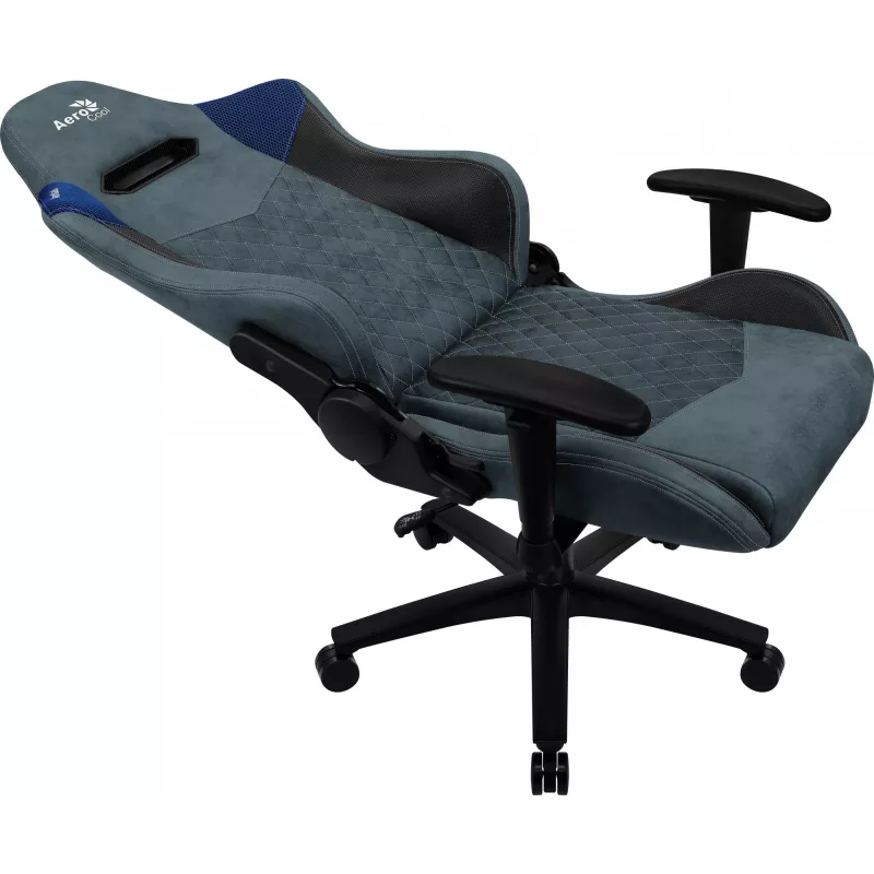Aerocool DUKE AeroSuede Universal gaming chair Black, Blue