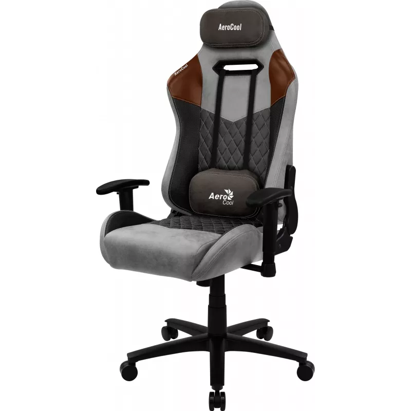 Aerocool DUKE AeroSuede Universal gaming chair Black, Brown, Grey