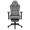 Aerocool ROYALASHGR Premium Ergonomic Gaming Chair Legrest Aeroweave Technology Grey