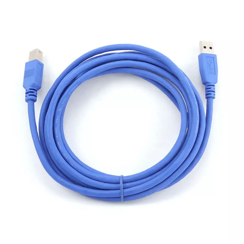 GEMBIRD USB 3.0 Cable A-plug to B-plug 3m - Blue