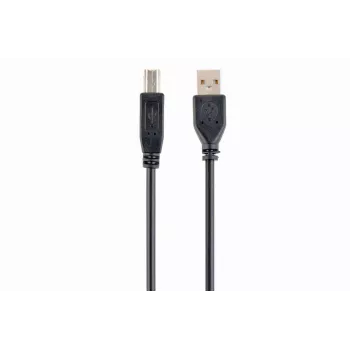 GEMBIRD USB 2.0 A-plug B-plug Cable 2.0m (6ft) - Black/ Bulk Package (ccp-USB2-ambm-6)