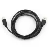 GEMBIRD USB 2.0 A-plug B-plug Cable 2.0m (6ft) - Black/ Bulk Package (ccp-USB2-ambm-6)