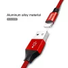 USB-A to Lightning cable Baseus Yiven 1.8 m, 2 A output, red, thermoplastic elastomer jacket