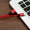 USB-A to Lightning cable Baseus Yiven 1.8 m, 2 A output, red, thermoplastic elastomer jacket