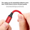 USB-A to Lightning cable Baseus Yiven 1.8 m, 2 A output, red, thermoplastic elastomer jacket
