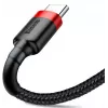 BASEUS Braided Cafule Fast Charging Cable - USB Type-A To Type-C 2A - 2m - Black (Nylon)