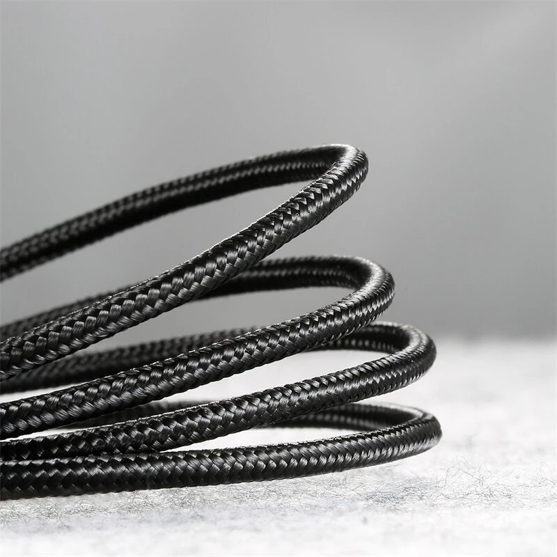 BASEUS Braided Cafule Fast Charging Cable - USB Type-A To Type-C 2A - 2m - Black (Nylon)