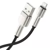 BASEUS Fast Charge Cafule Data Transfer Cable - USB Type-A to Lightning - 480Mbps (2.4A PD) - 1m - Black